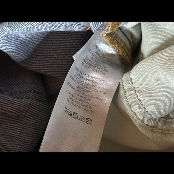 BDG Urban Outfitters Jeans 24 Womens Blue Stretch High Rise Flare Frayed Denim - Picture 9 of 10